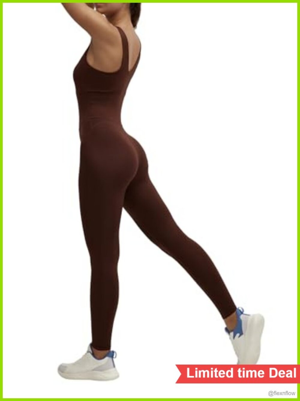 Workout Jumpsuit Bodysuit One Piece Backless Bodycon Slim Fit Yoga Gym